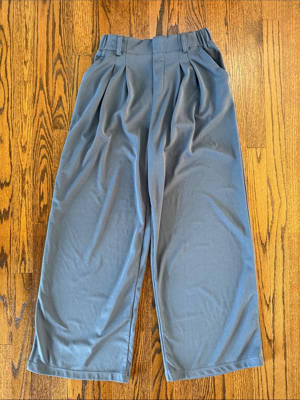 B42 HALARA Women’s Small Wide Leg Pants in Slate Blue
